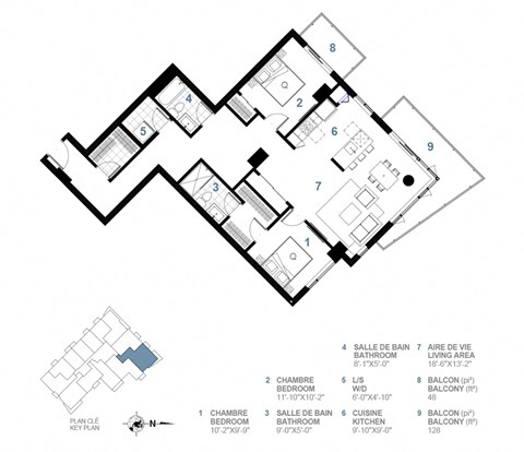 6760 Boulevard Newman 1-3 Beds Apartment for Rent - Photo Gallery 23